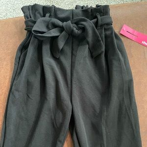 ShoSho Black Paperbag Pant